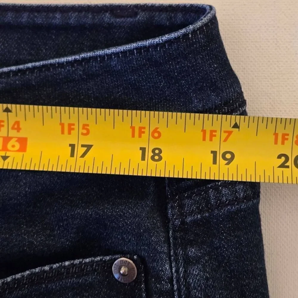 J Jill Womens Authentic Fit Slim Leg Blue Denim Jeans Size 16